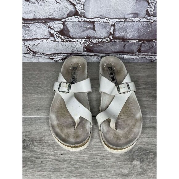 Mephisto Womens Sandals Helen Casual Buckle Strap Toe-Post Open Back Leather 39 - Picture 6 of 16